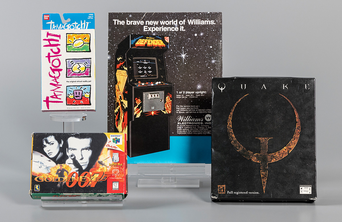 World Video Game Hall of Fame 2025, Defender, GoldenEye 007, Quake, Tamagotchi