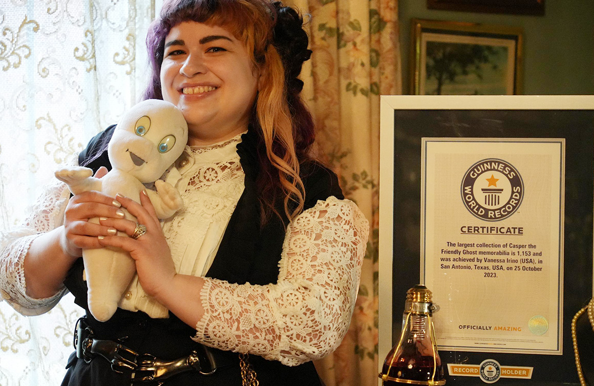 Vanessa Irino, Casper, Guinness World Records