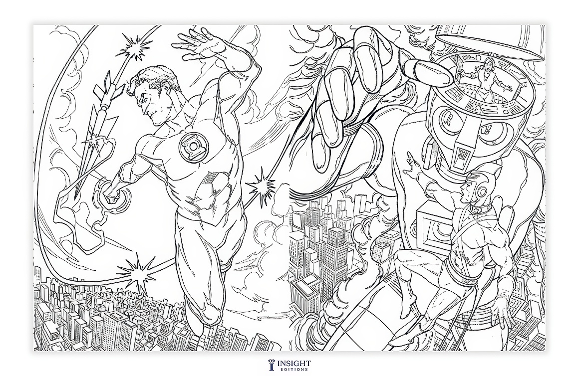 DC Showcase: The Official Coloring Book, Insight Editions