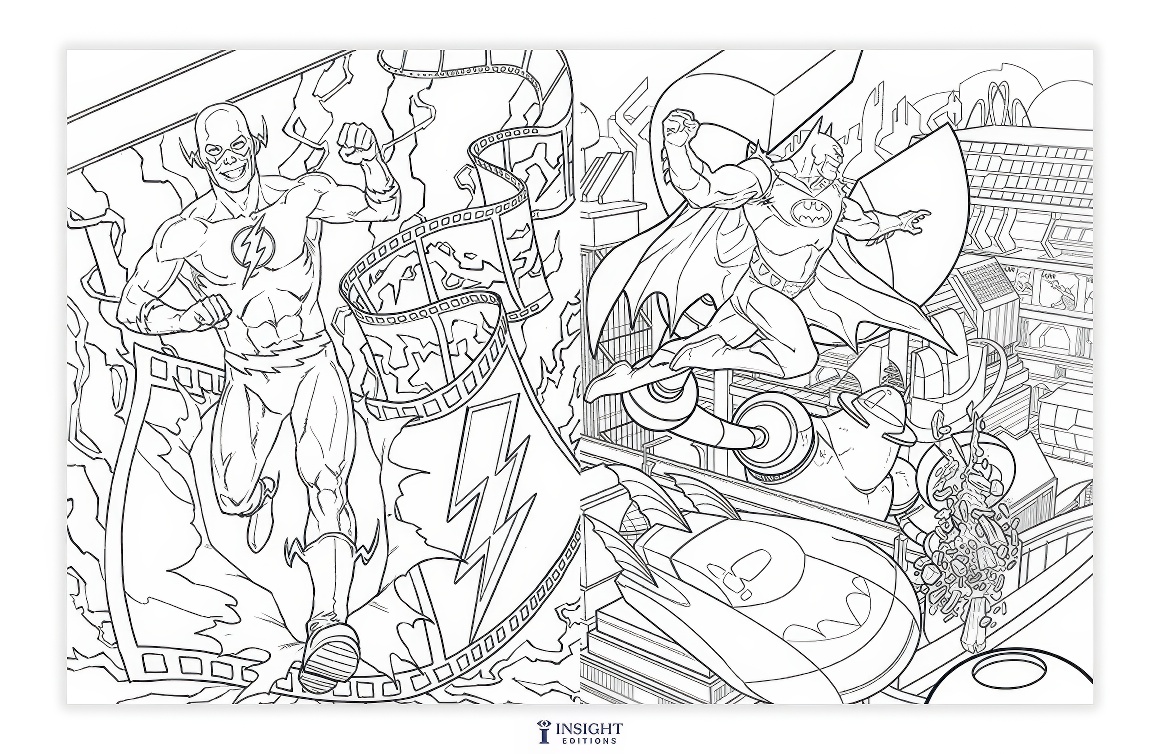 DC Showcase: The Official Coloring Book, Insight Editions
