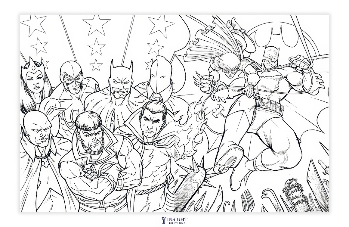 DC Showcase: The Official Coloring Book, Insight Editions