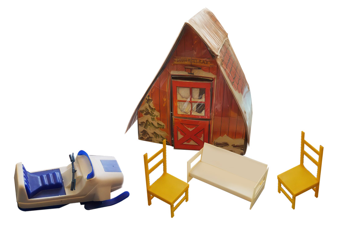 Dinah-Mite Ski Chalet, Mego (1974)