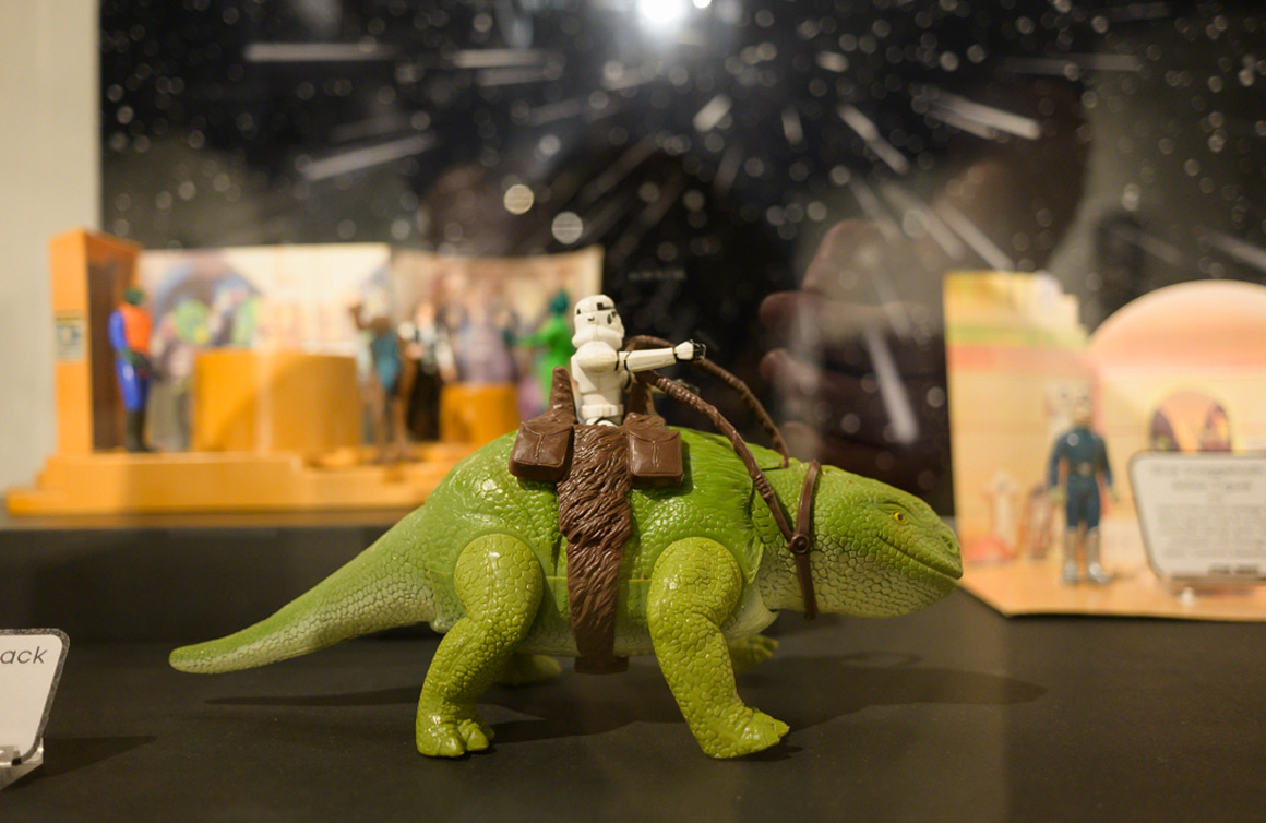 Jarrod Roll, The Nostalgia Awakens, Vintage Kenner Storm Trooper and Dewback