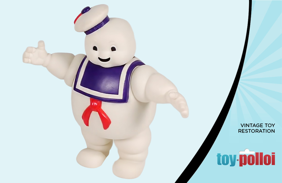 The Real Ghostbusters Stay Puft Marshmallow Man, Kenner, Toy Polloi, Vintage Toy Restoration