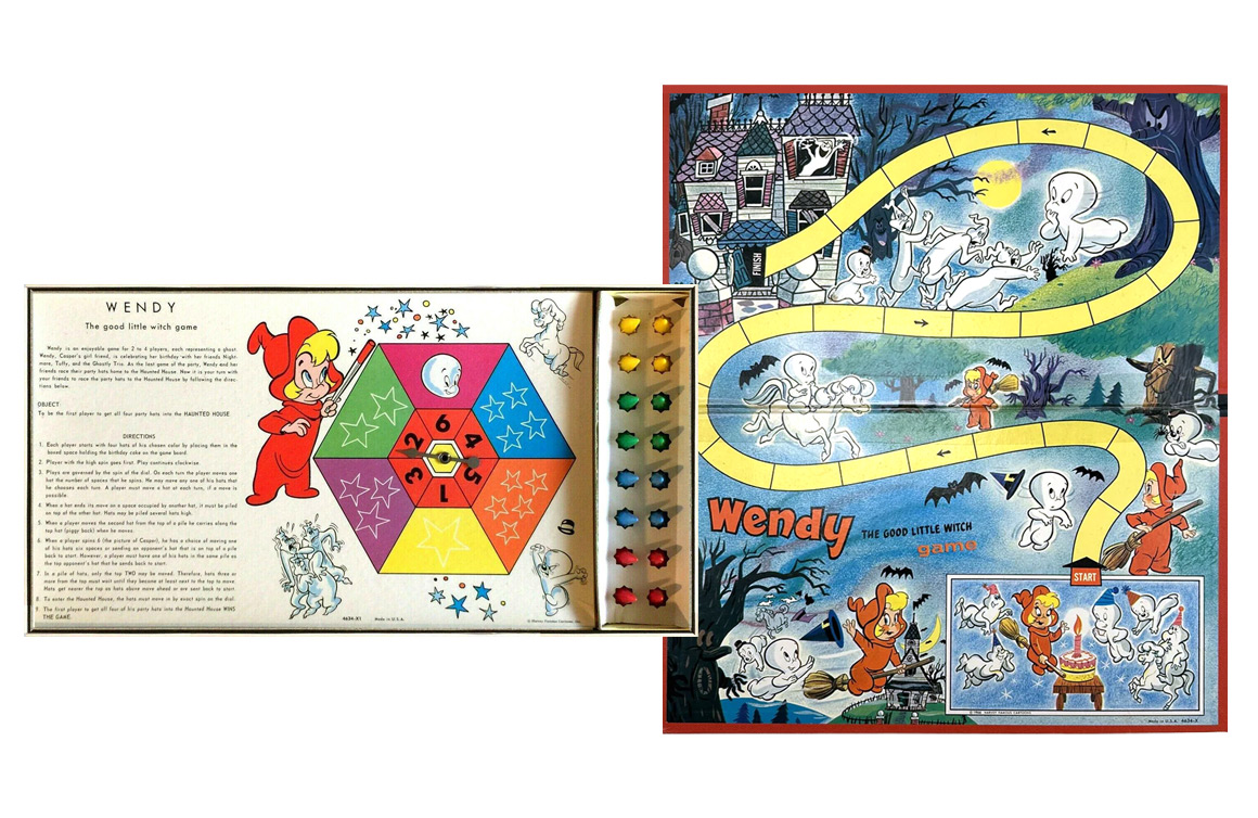 Wendy The Good Little Witch, Milton Bradley, Casper Collectibles, Harvey Comics