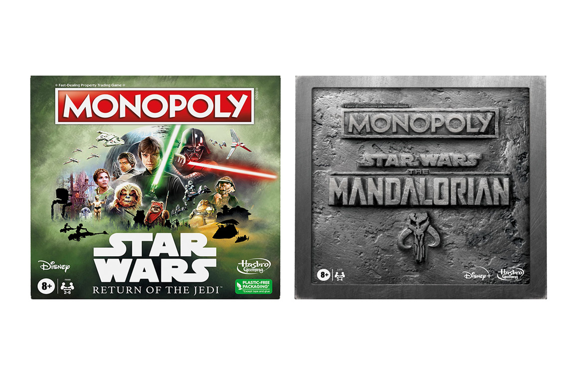 Monopoly: Star Wars: Episode II Hasbro, Monopoly: Star Wars: The Mandalorian Hasbro