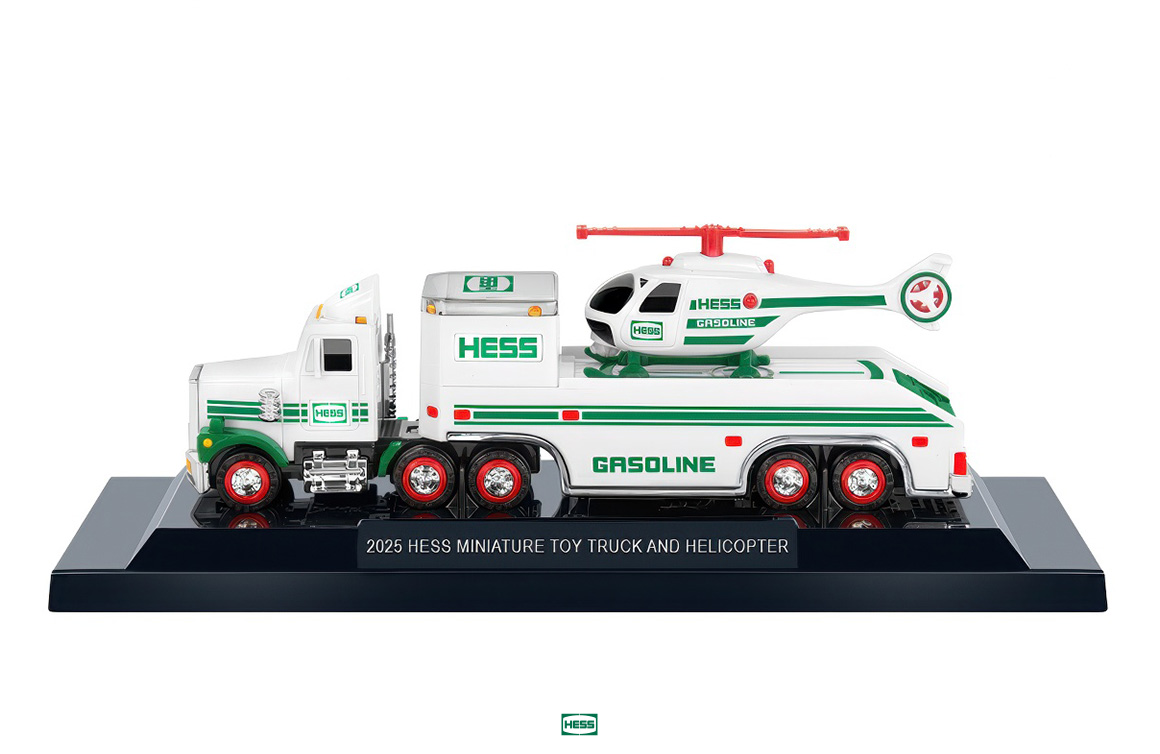 Hess 2025 Miniature Toy Truck and Helicopter