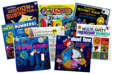 Vintage Children's Vinyl Records,