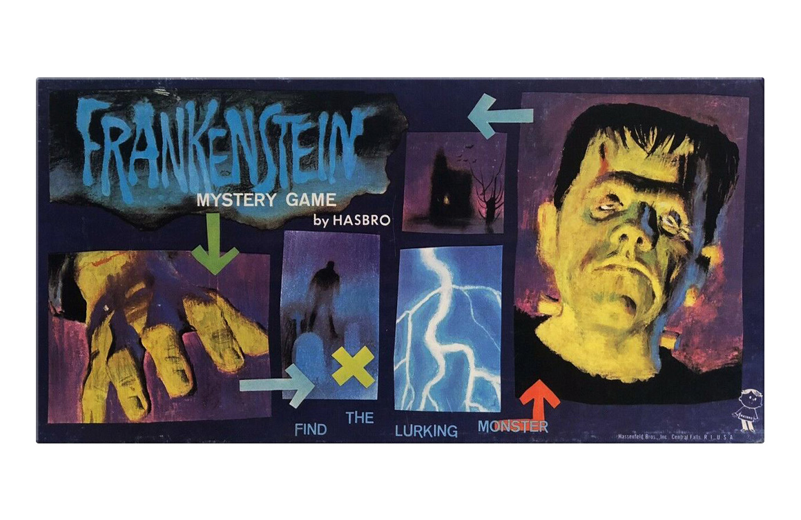 Universal Monster Board Games, Vintage Hasbro, The Frankenstein Mystery Game