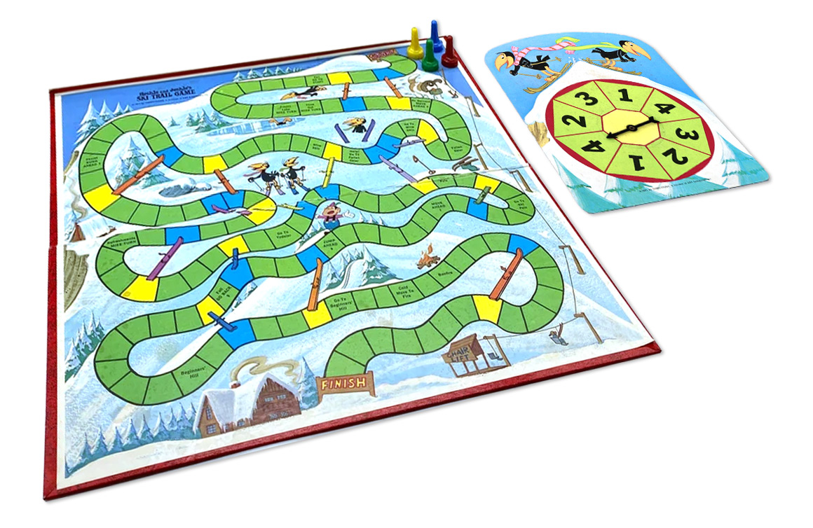 Heckle and Jeckle's Ski Trail Game, Whitman