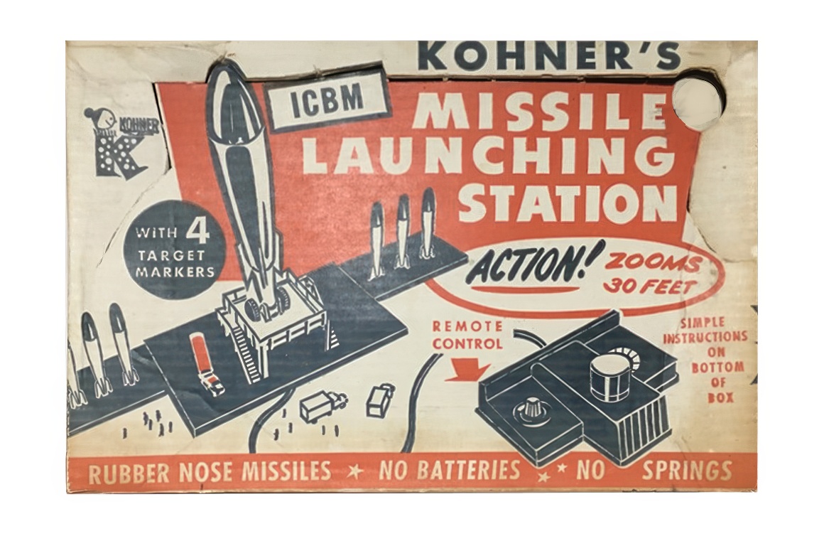ICBM Missile Launching Station, Kohner, VIntage Toys