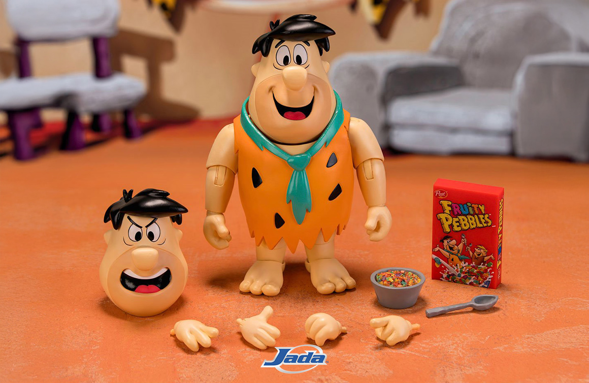 Fred Flintstone Cereal Mascot Figure, Jada Toys