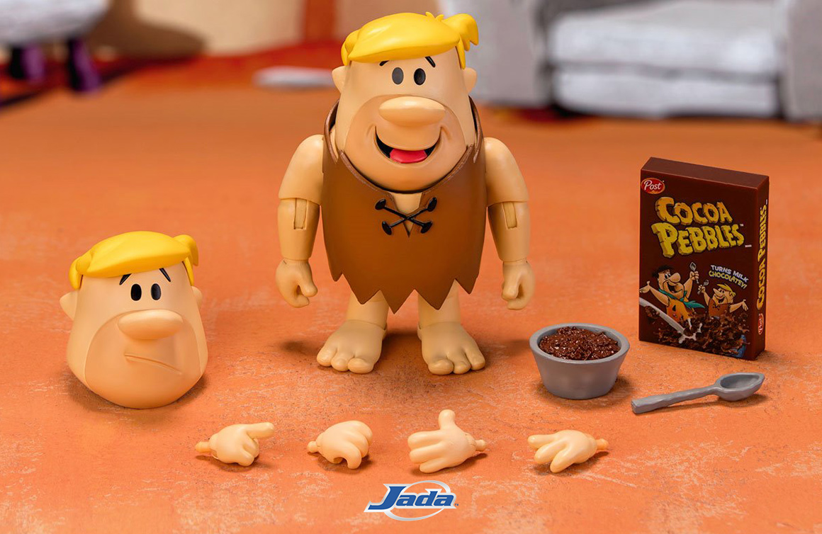 Barney Rubble Cereal Mascot Figures, Jada Toys