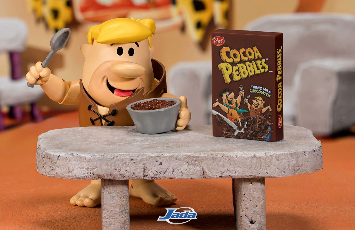 Barney Rubble Cereal Mascot Figure, Jada Toys