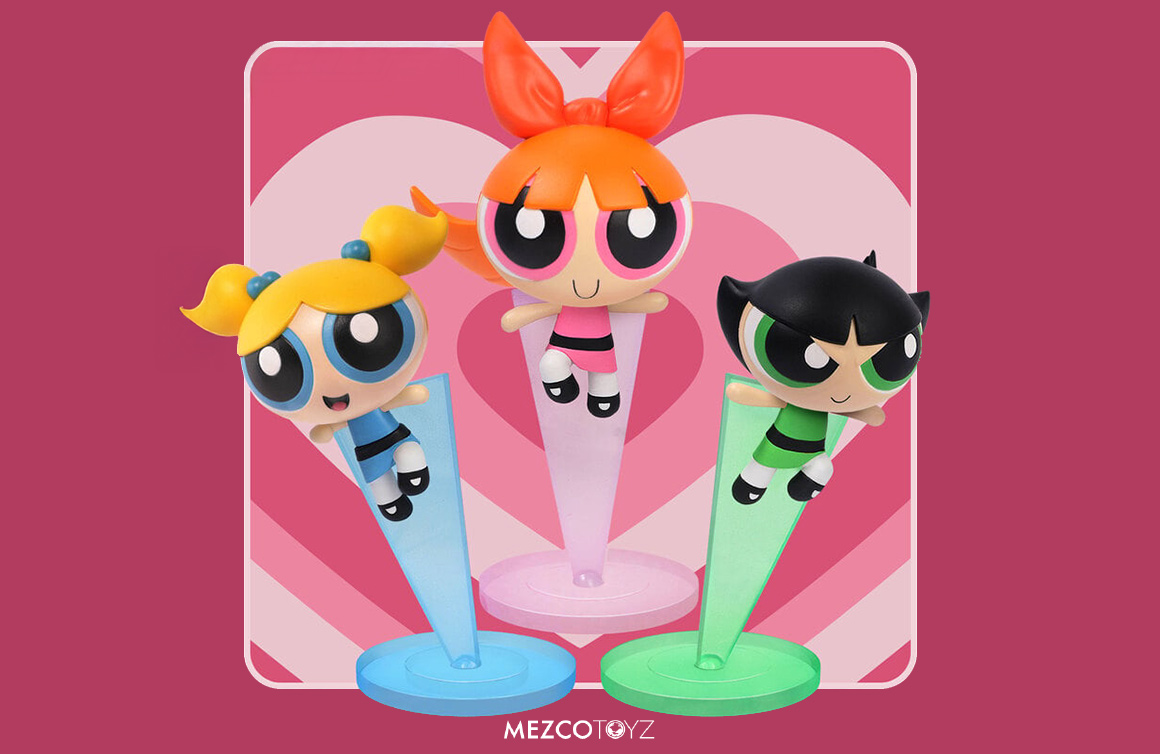 5 Points Powerpuff Girls Set, Mezco Toyz