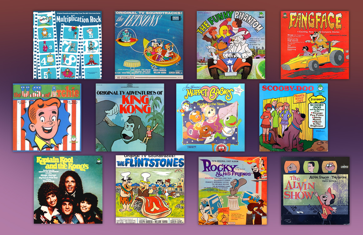 Children's Vintage Vinyl Records
