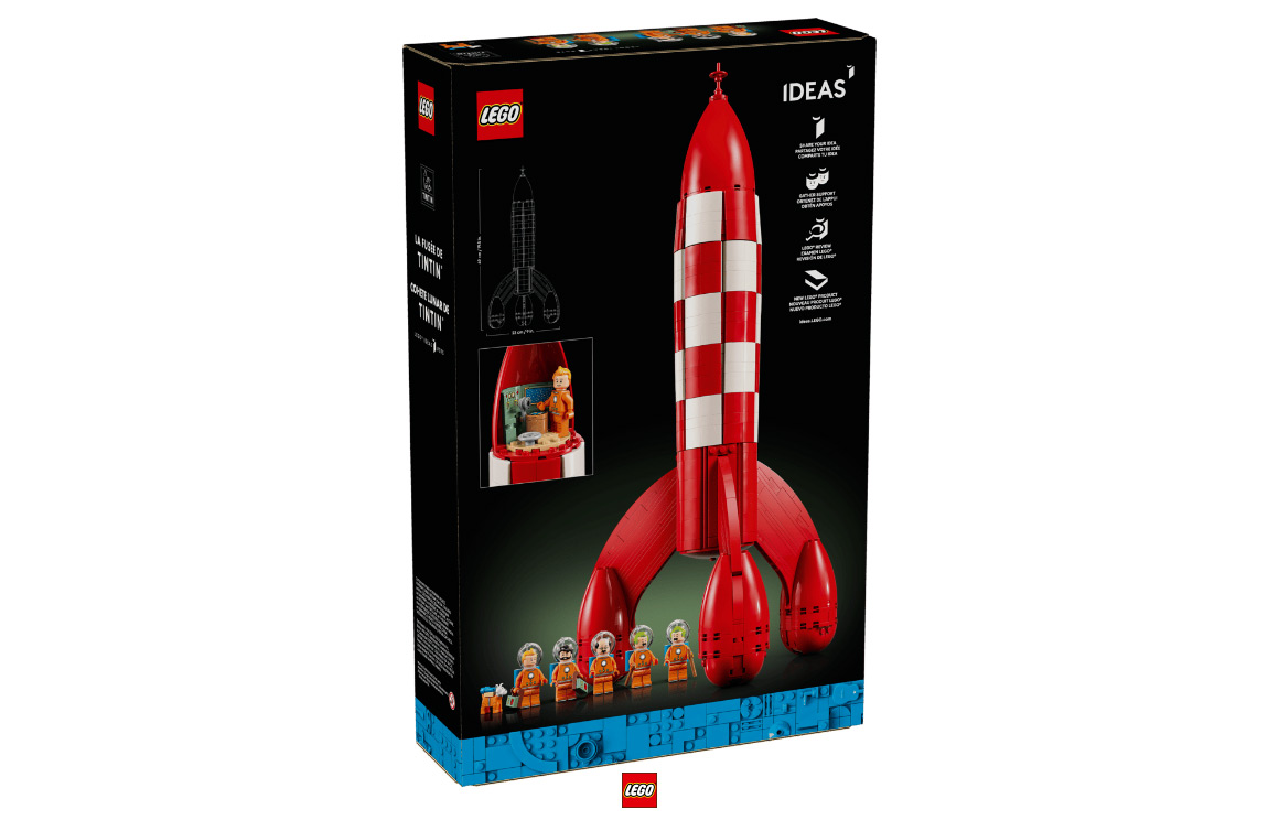 Tintin Moon Rocket, LEGO