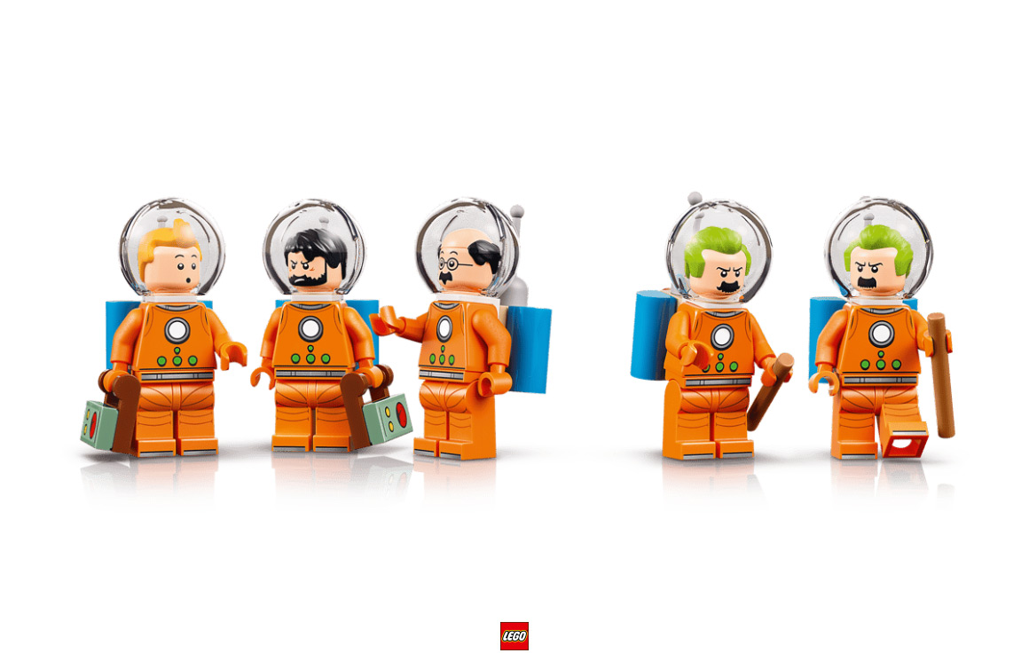 Tintin Moon Rocket, LEGO