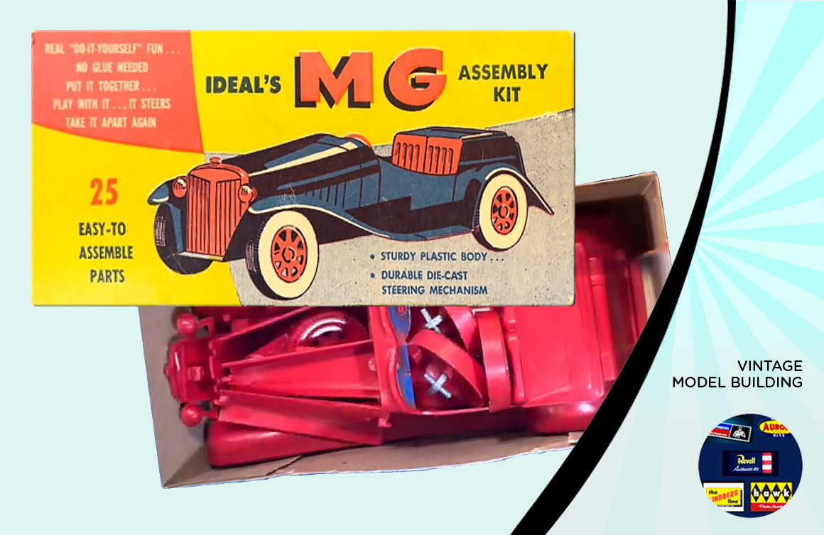 MG TC/TD, Ideal Toy Company, ITC Vintage Models, Celebrating Vintage Model Kits