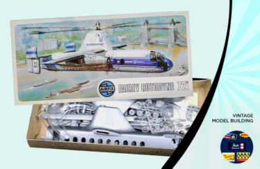 Vintage Model Building, Fairey Rotodyne from Airfix, Celebrating Vintage Model Kits
