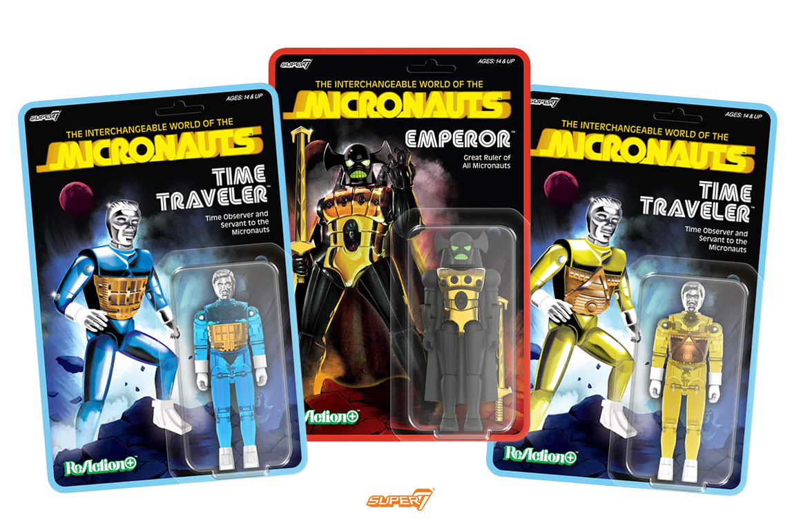 Micronauts ReAction+ Wave 3 Figures, Super7