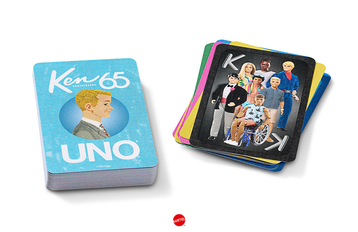 UNO Fandom Ken 65th Anniversary Deck, Mattel