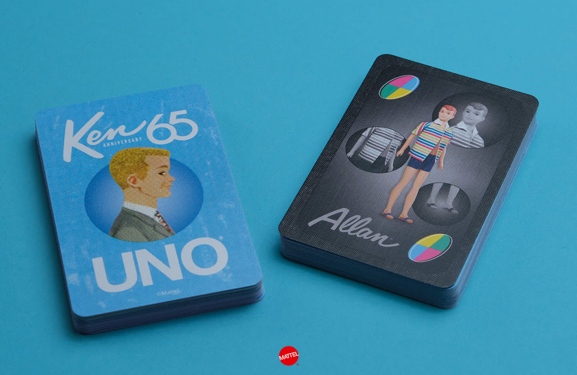 UNO Fandom Ken 65th Anniversary Deck, Mattel