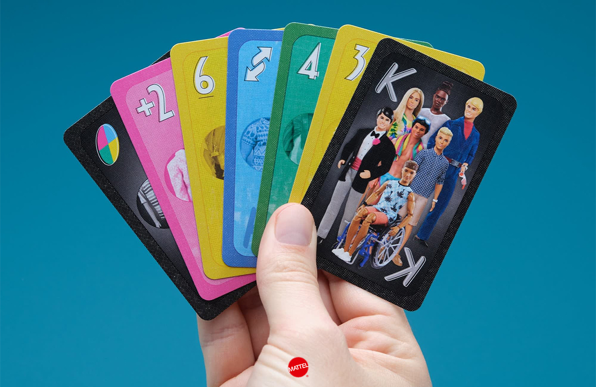 UNO Fandom Ken 65th Anniversary Deck, Mattel Creations