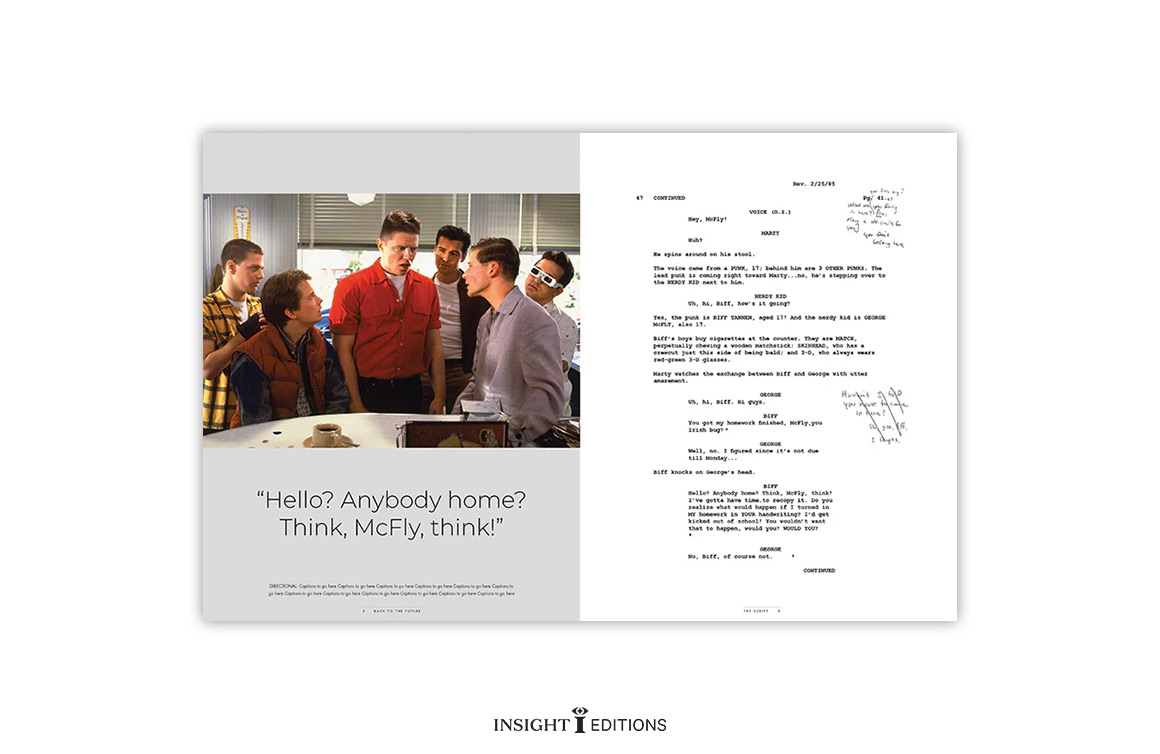 Back to the Future: The Complete Screenplay, Insight Editions