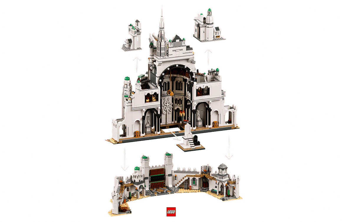 The Lord of the Rings: Minas Tirith Building Set, LEGO