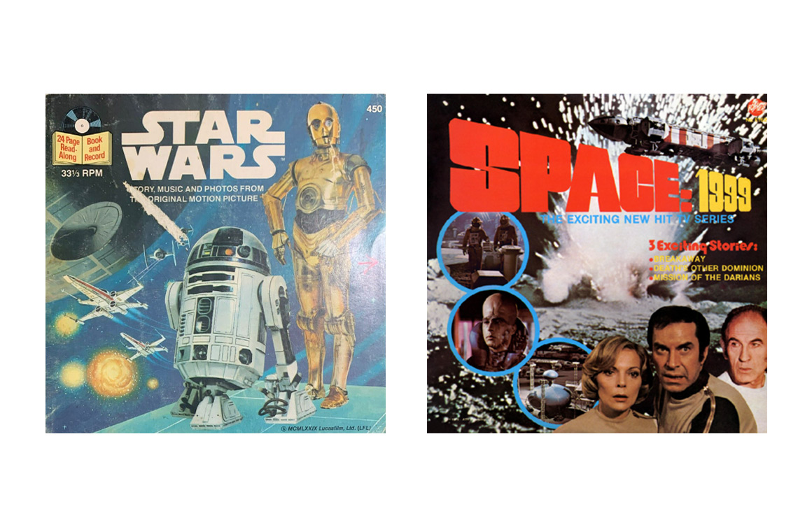 Vintage Vinyl Records, Brian Washington, Star Wars, Space: 1999: Breakaway, Buena Vista Records, Power Records, Peter Pan Records