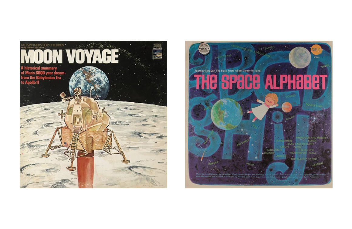 Vintage Vinyl Records, Brian Washington, Moon Voyage, The Space Alphabet, Sunset Records, Golden Records