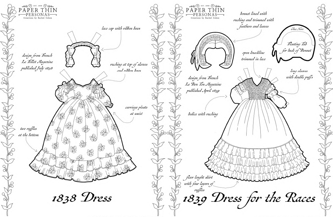 Historical Paper Dolls, Rachel Cohen, Paper Thin Personas