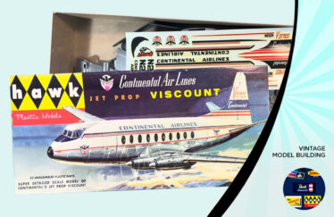 Vickers Viscount, Hawk Model Company, Celebrating Vintage Model Kits