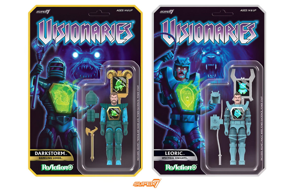Visionaries ReAction+ Wave 1 Figures, Super7
