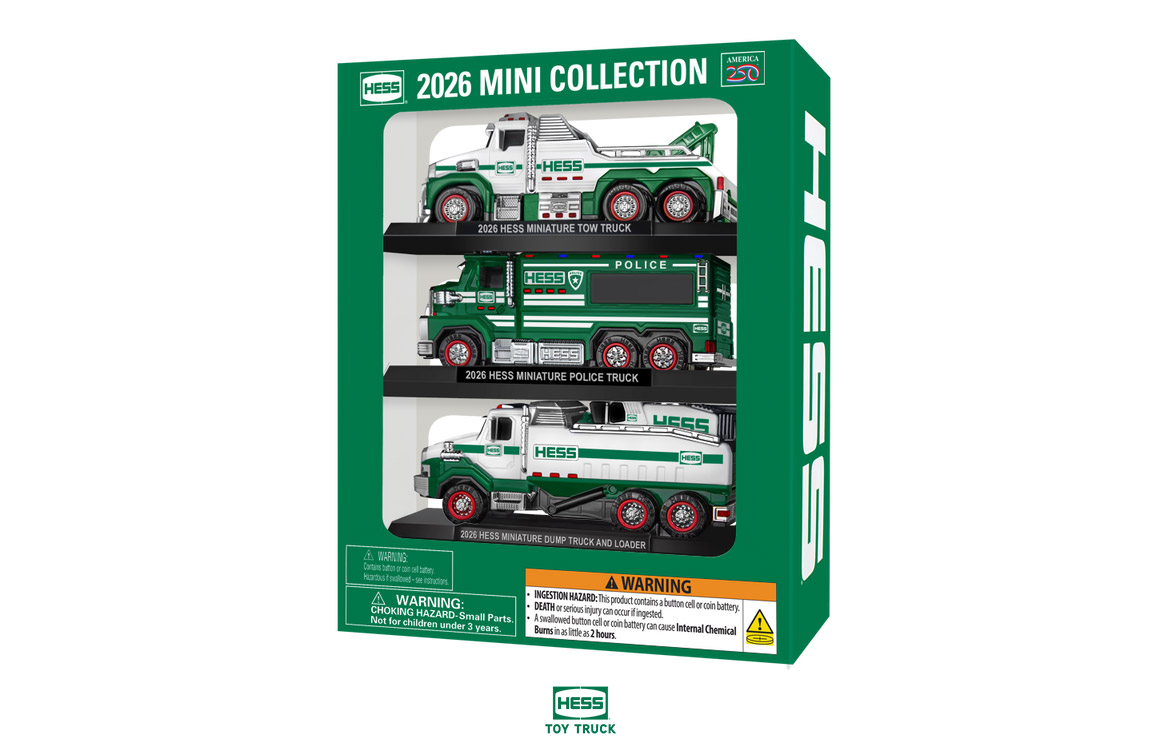 2026 Mini Toy Truck Collection – America 250 Edition, Hess Toy Trucks