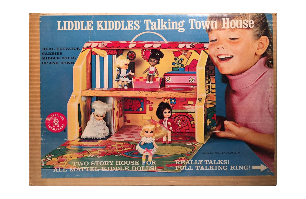Liddle Kiddles Talking Townhouse, Mattel, Vintage Mattel Toys