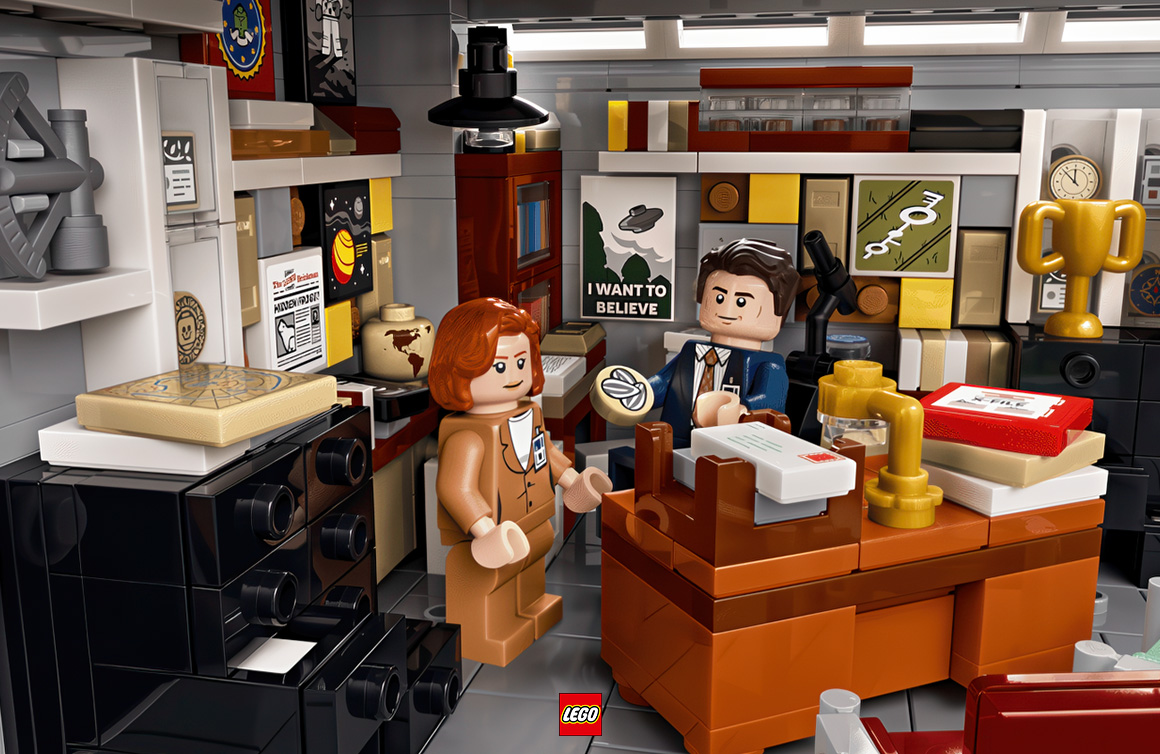 The X-Files, LEGO, Scully and Mulder