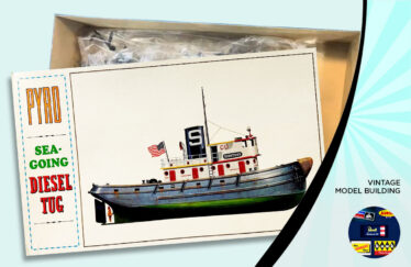 Vintage Model Building, Sea-going Diesel Tug from Pyro Plastics, Celebrating Vintage Model Kits