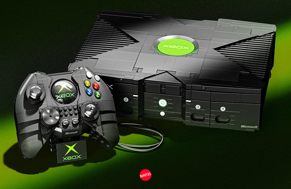 Brick Shop Microsoft XBOX Building Set, Mattel