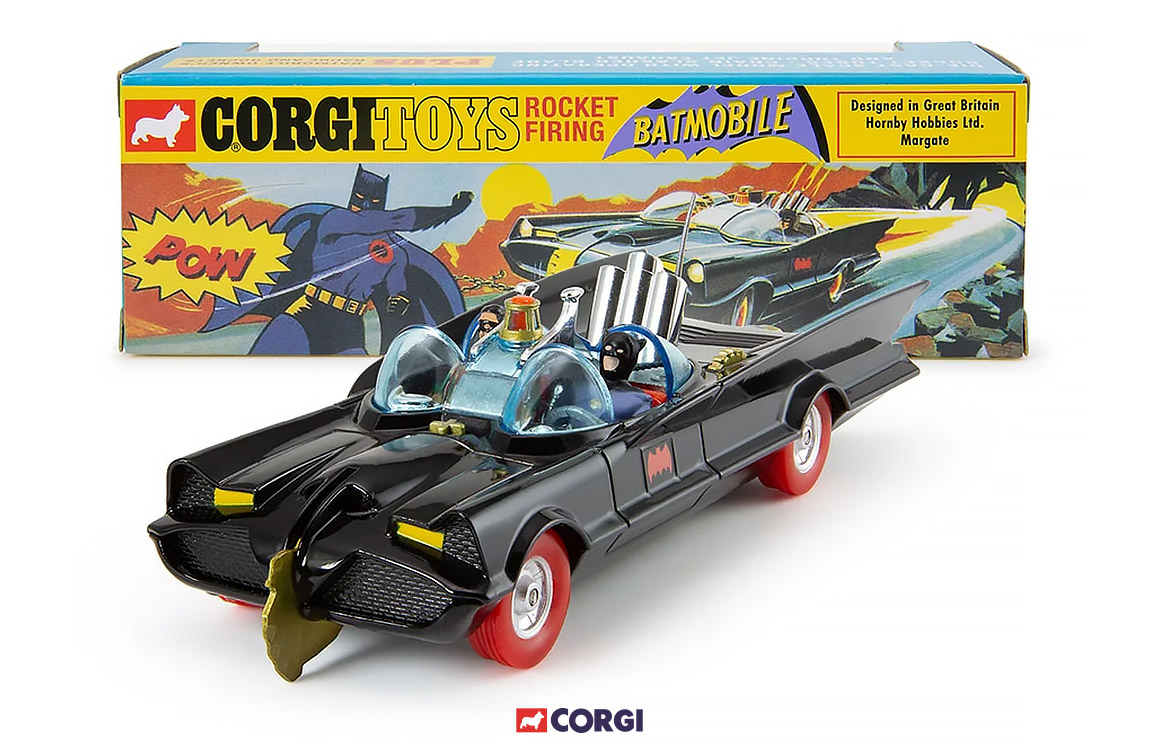 Batmobile Red Wheels 60th Anniversary Edition, Corgi