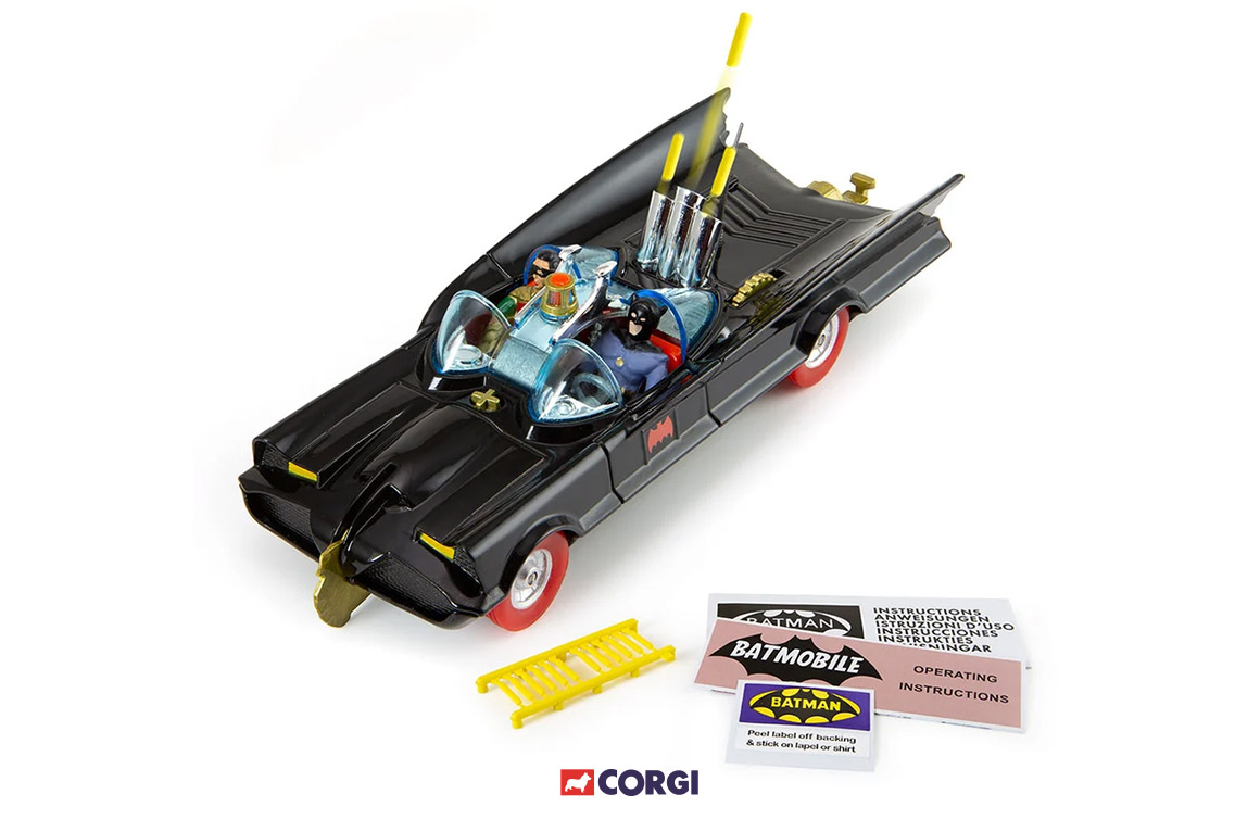 Batmobile Red Wheels 60th Anniversary Edition, Corgi
