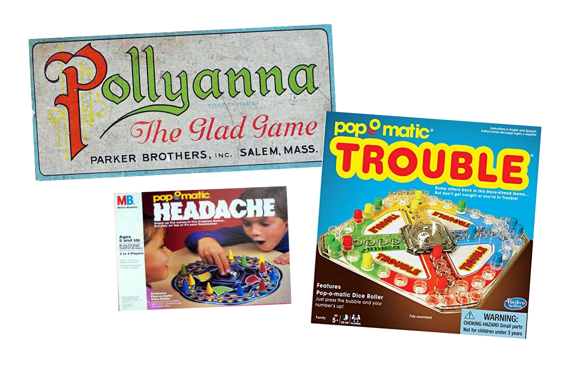 Sorry Game, Pollyana, Headache, Trouble, Pop-o-Matic, Nicolas Ricketts, Vintage Games